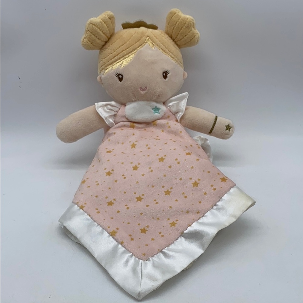 Douglas Baby Lovey Security Blanket Doll with Satin Trim